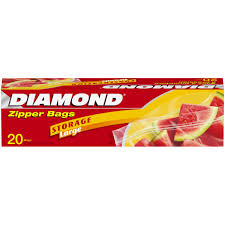 Diamond Gallon Storage Bags 20X (Each)