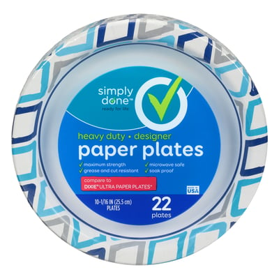 Simply Done Heavy Duty Paper Plate 22X (Each)