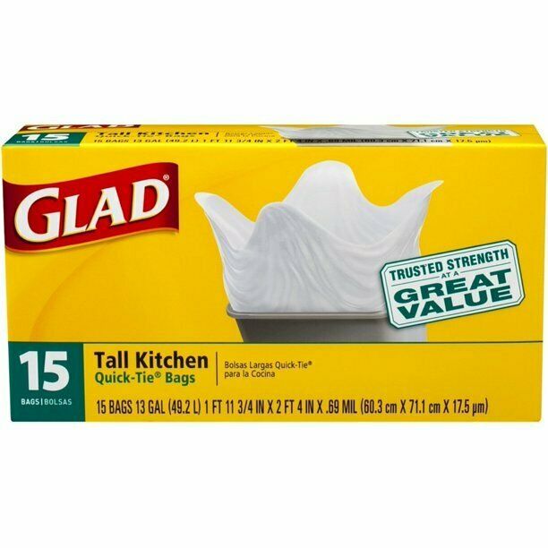 Glad Tall Garbage Quick-T 15X (Each)