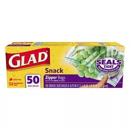 Glad Lock Snack Bags 50X (Each)