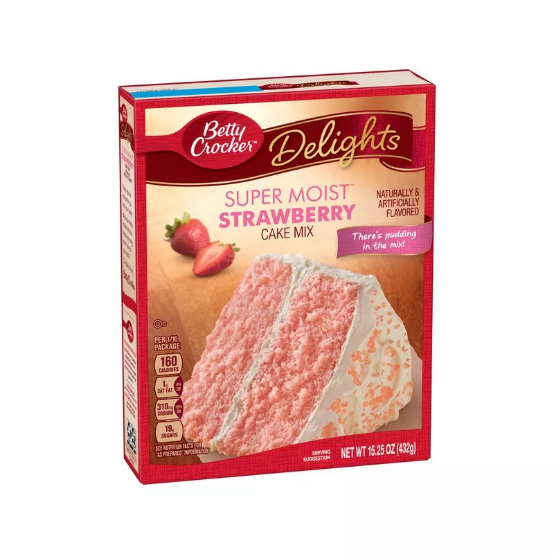Betty Crocker Super moist Strawberry Cake Mx 432G