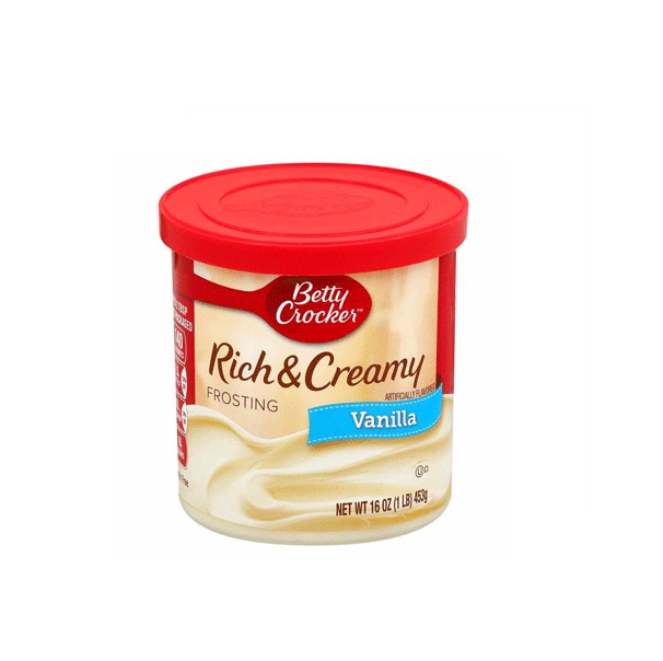 Betty Crocker Rich and Creamy Frosting Vanilla 453G