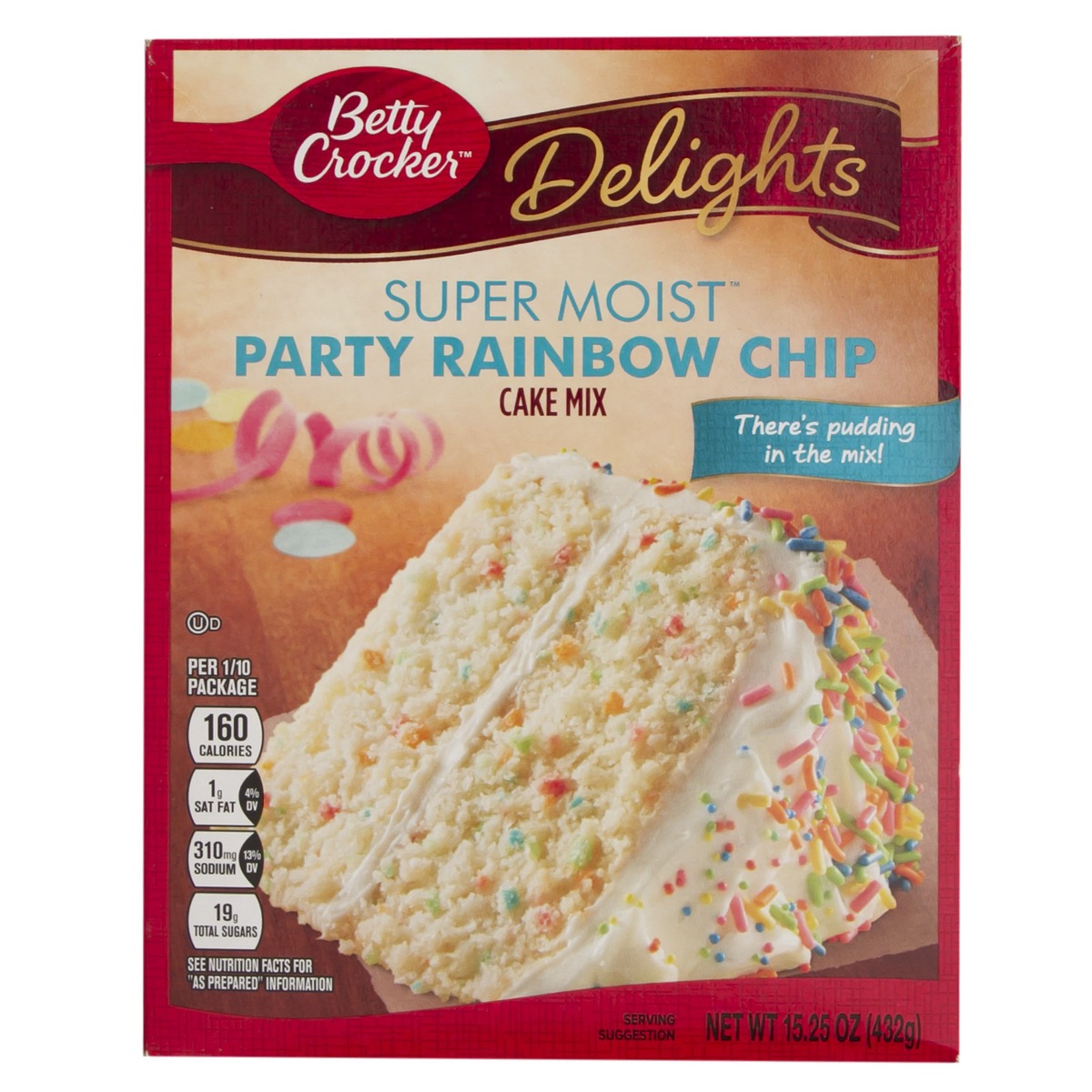 Betty Crocker Rainbow Cake Mix 432G