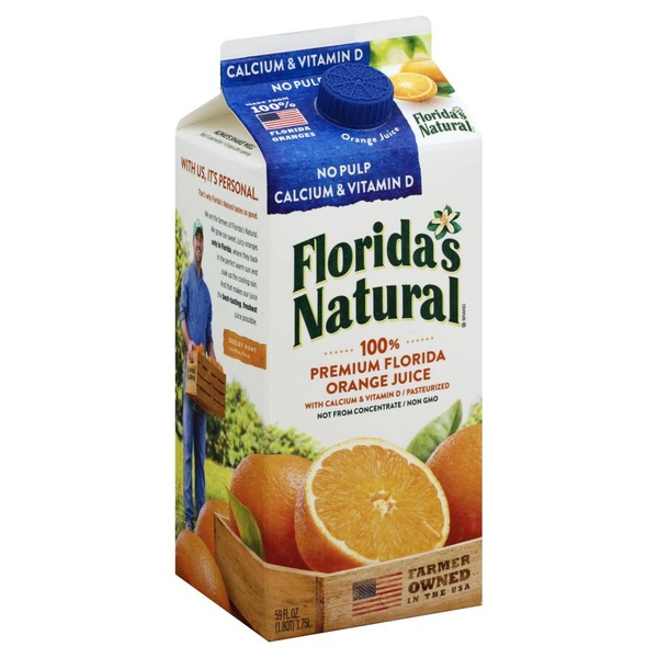Florida Natural Orange Juice With Pulp 1.53L