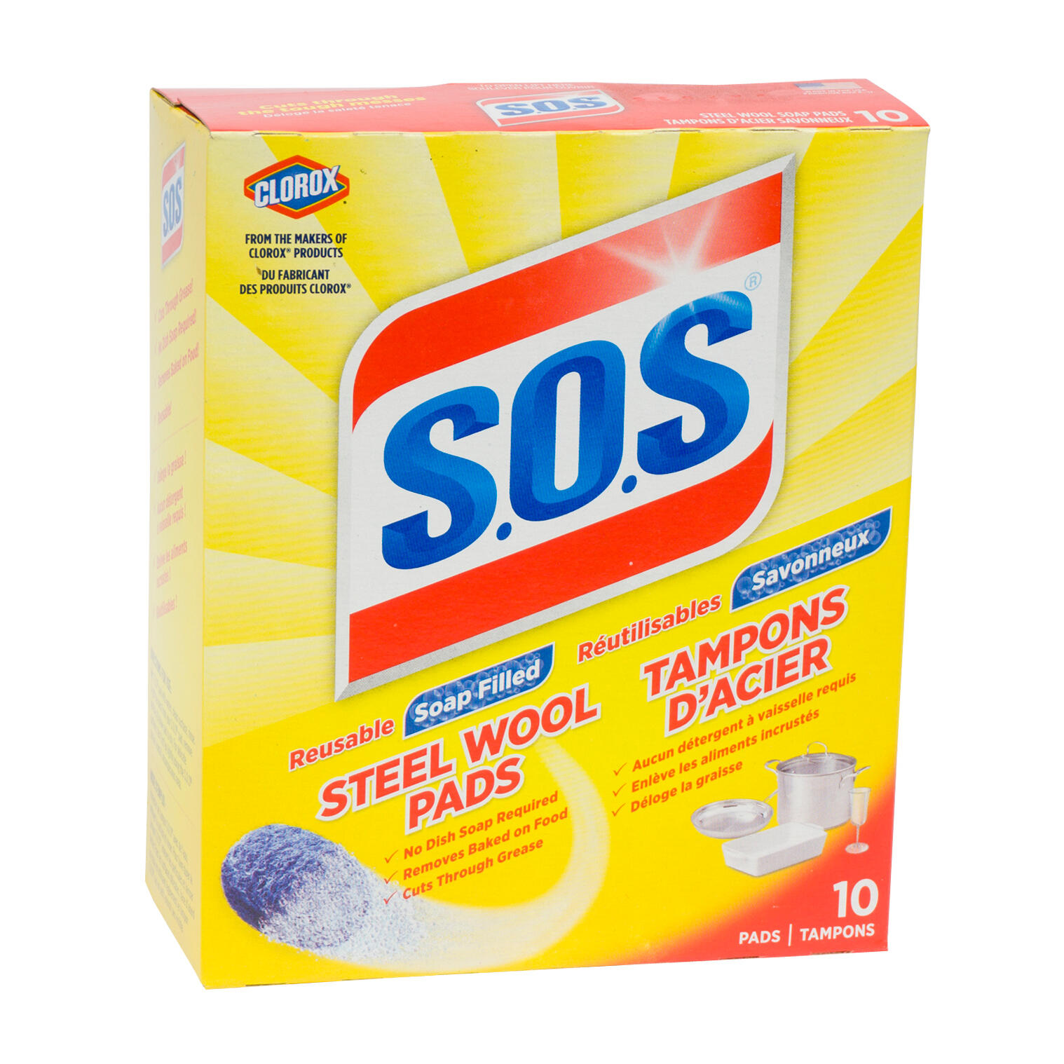 Sos Soap Pads 10X (Each)