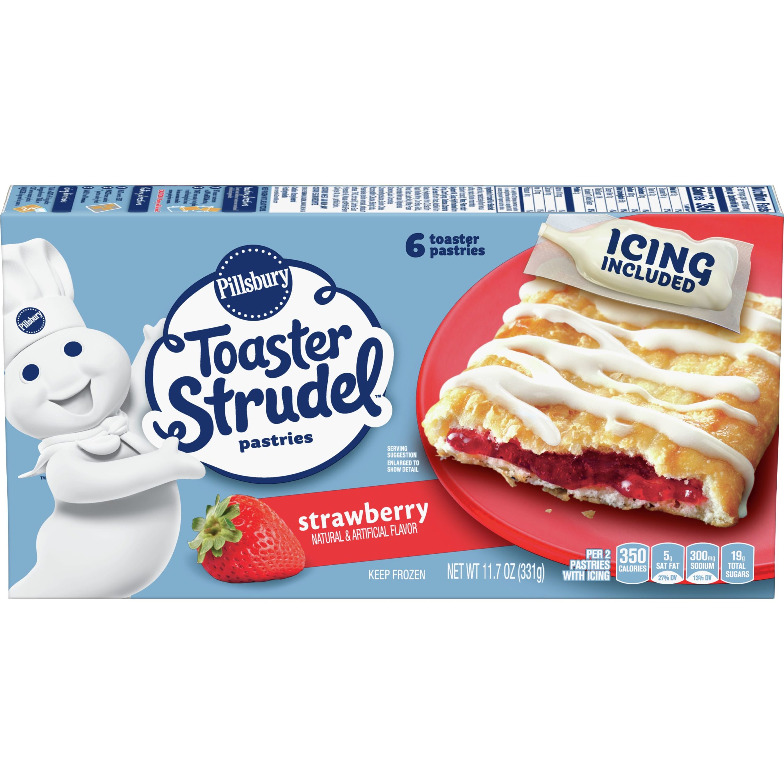 Pillsbury Toaster Strudels Strawberry 326G