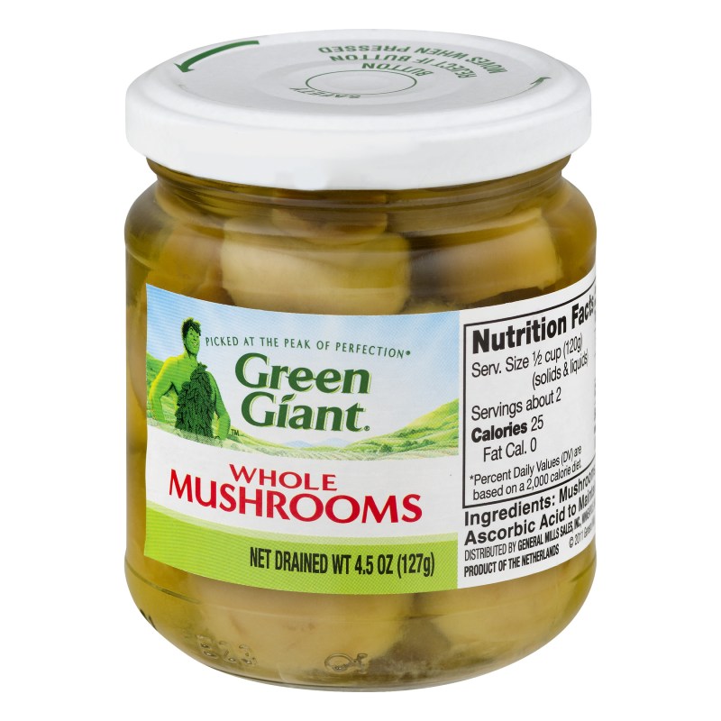 Green Giant Whole Mushroom 128G
