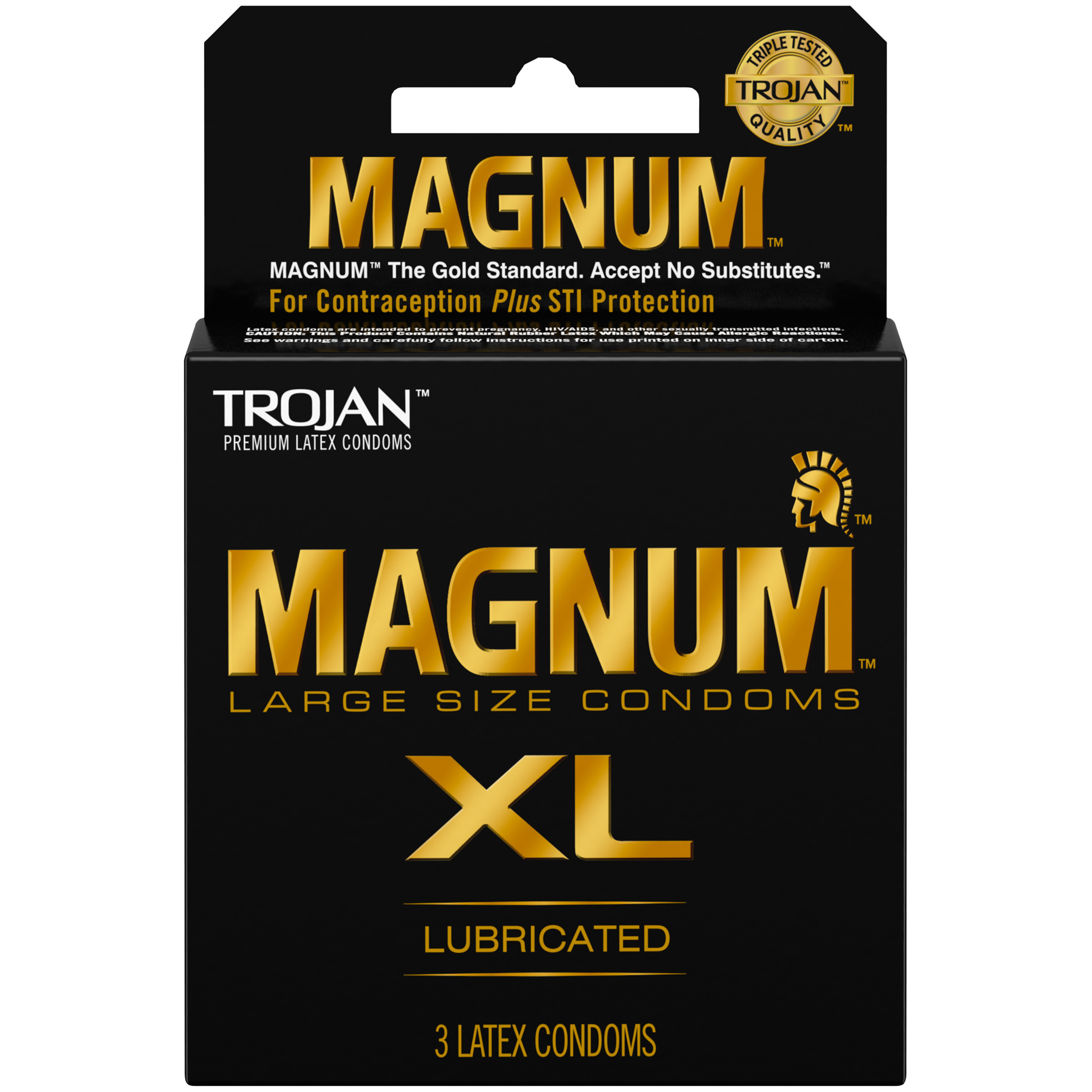 Trojan Magnum Lubricant Condom 3X (Each)