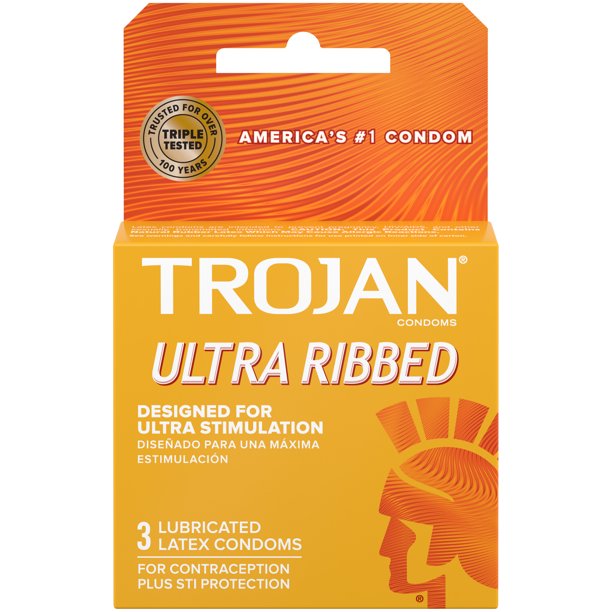 Trojan Stimulated Lubricated Condoms (Each)