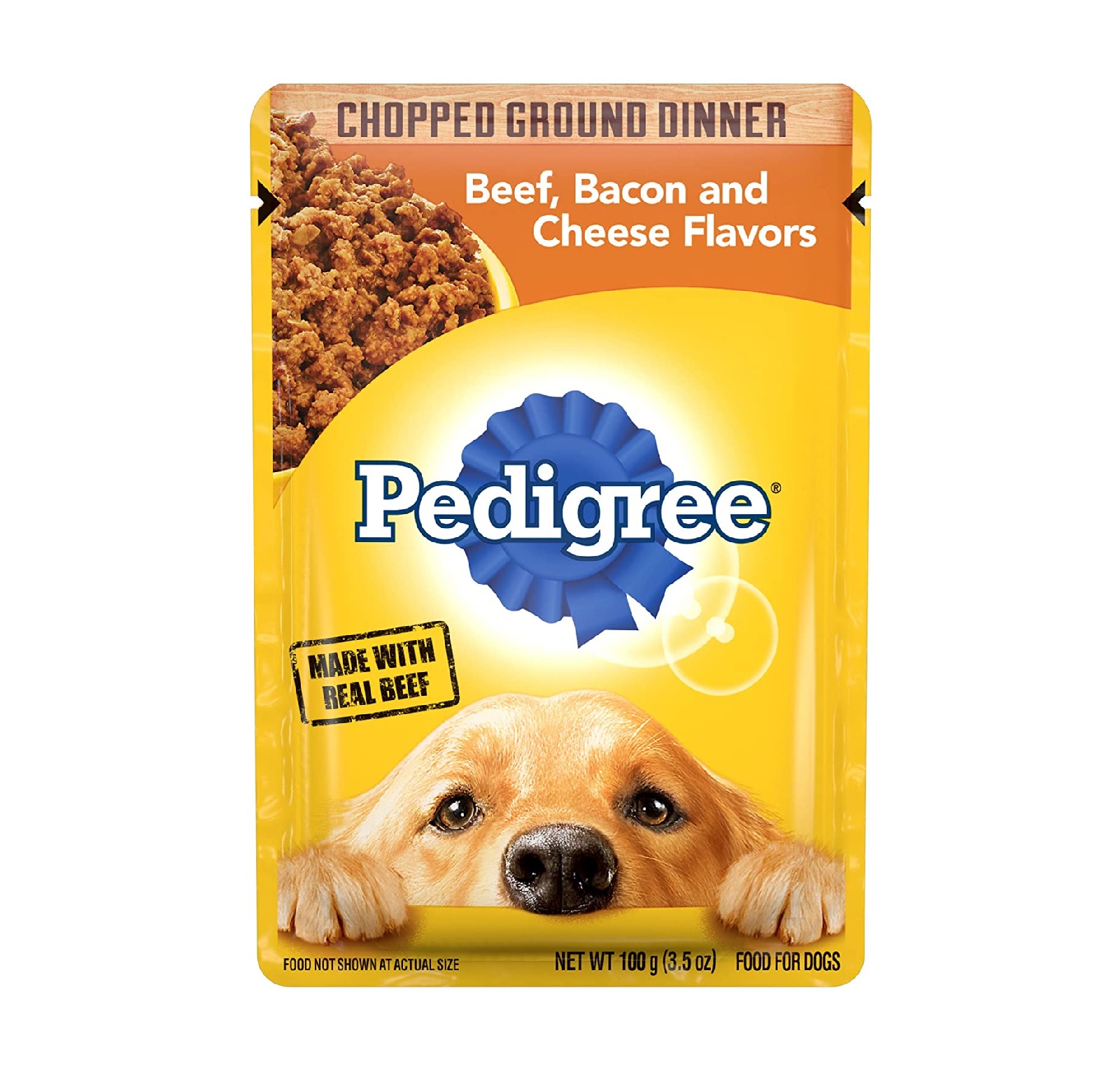 Pedigree Beef Bacon Cheese Pouch 99G