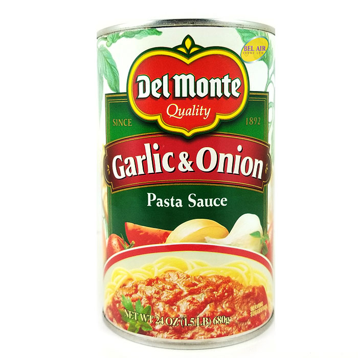 Del Monte Garlic Onion Spaghetti Sauce 680G