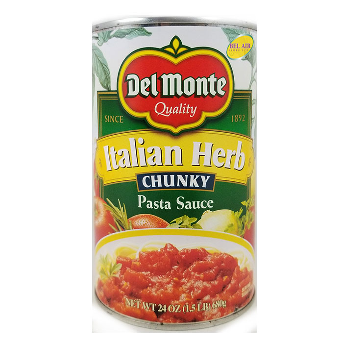 Del Monte Spaghetti Sauce Italian Herb 680G