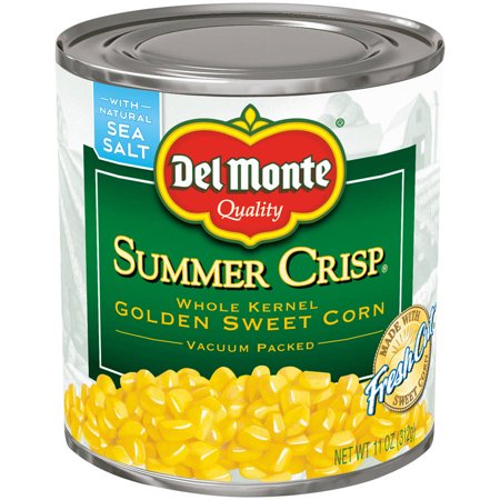 Del Monte Vacuum packed Corn Crisp No Salt Added 312G