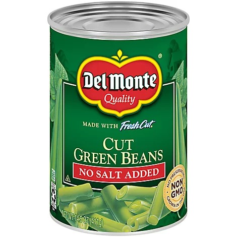 Del Monte Cut Green Beans 411G
