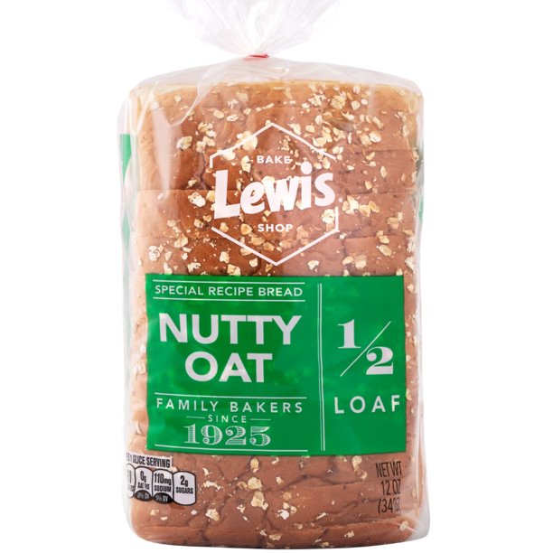 Lewis Nutty Oat 1/2 Loaf (Each)
