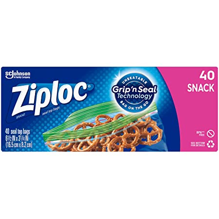 Ziploc Snack Bags 40X (Each)