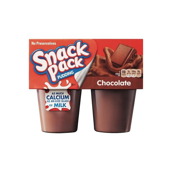 Hunts Snack Pak Triple Milk Chocolate 4X (Each)