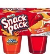 Hunts Snack Strawberry Orange Gel 4X (Each)
