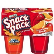 Hunts Snack Pack Strawberry Original Gel 4X  (Each)