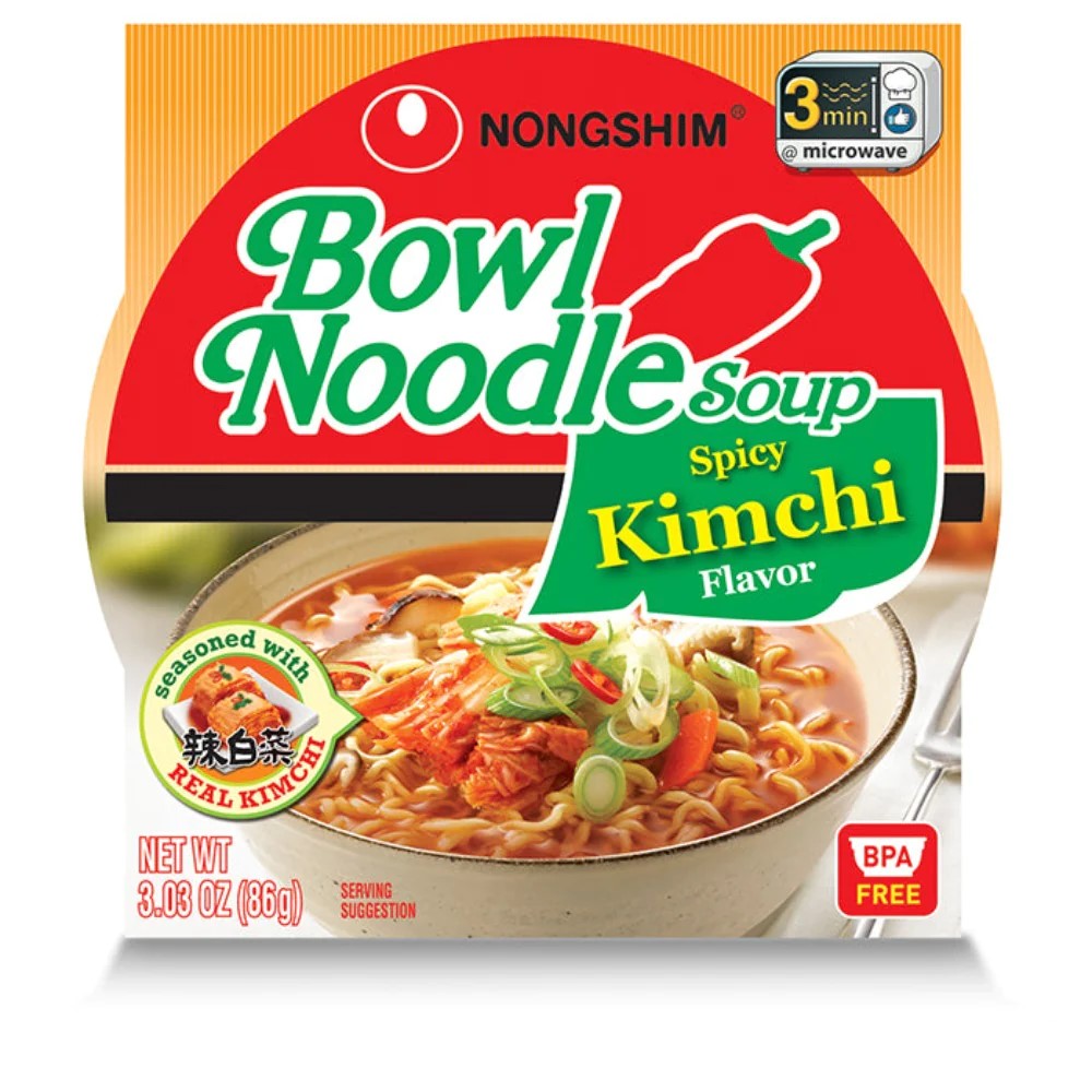Nongshim Bowl Noodle Kimchi Spicy 85G