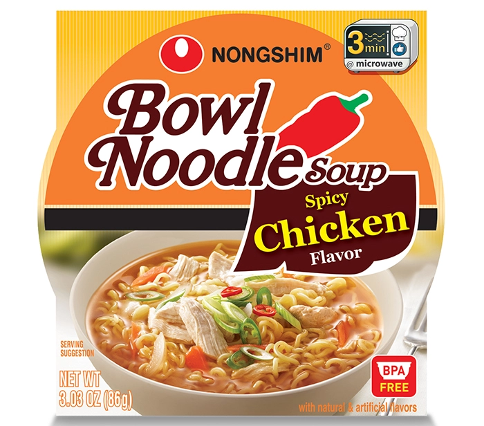 Nongshim Bowl Noodle Chicken Spicy 85G