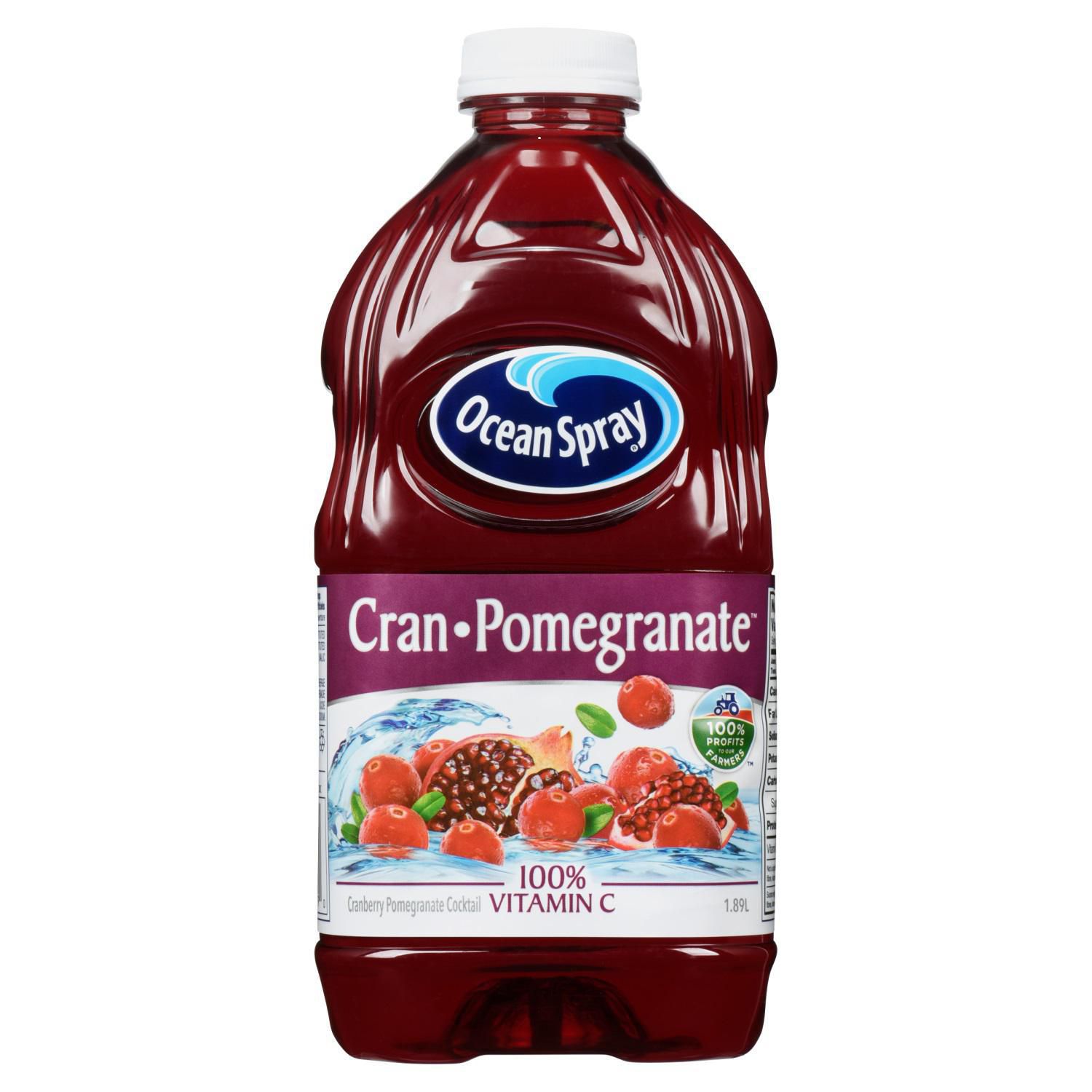 Oceans 100% Cran Pomegranate 1.89L