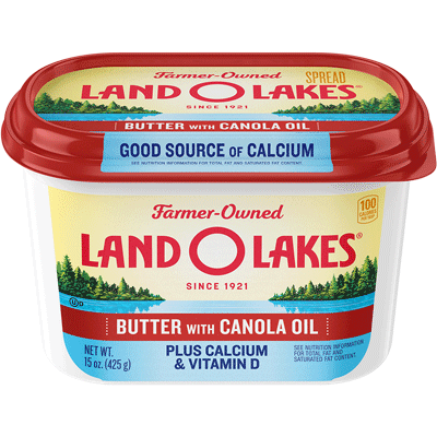 Land O Lakes Butter With Canola Oil 425G