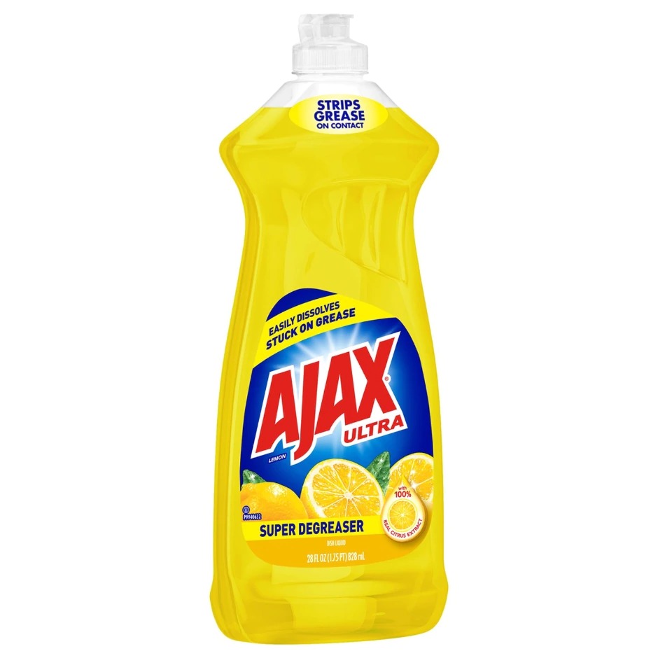 Ajax Dishwash Lemon 828ML