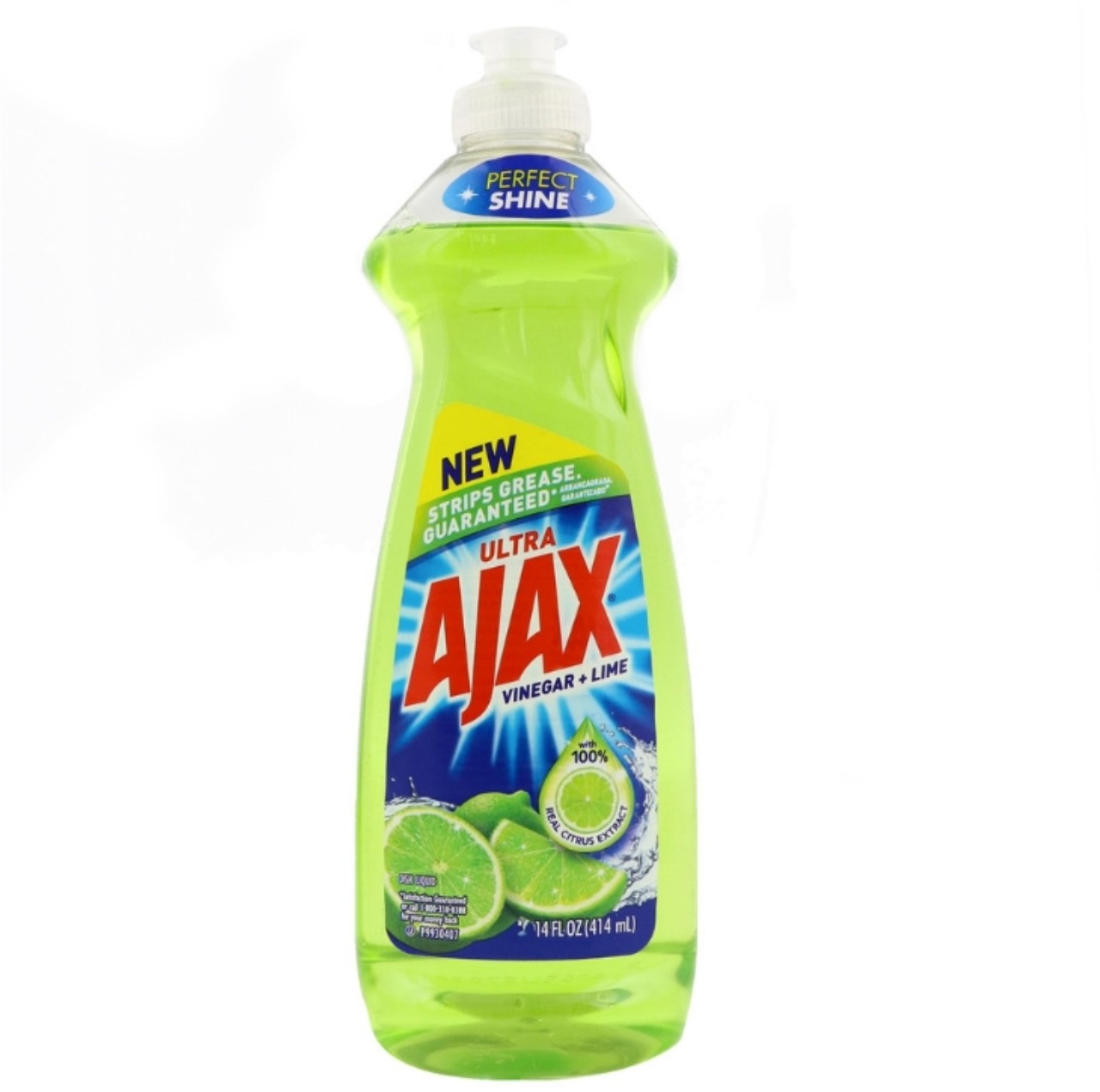 Ajax Lime Vinegar Dishwashing 414ML