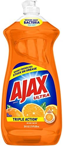 Ajax Orange Dishwashing Liquid 398ML