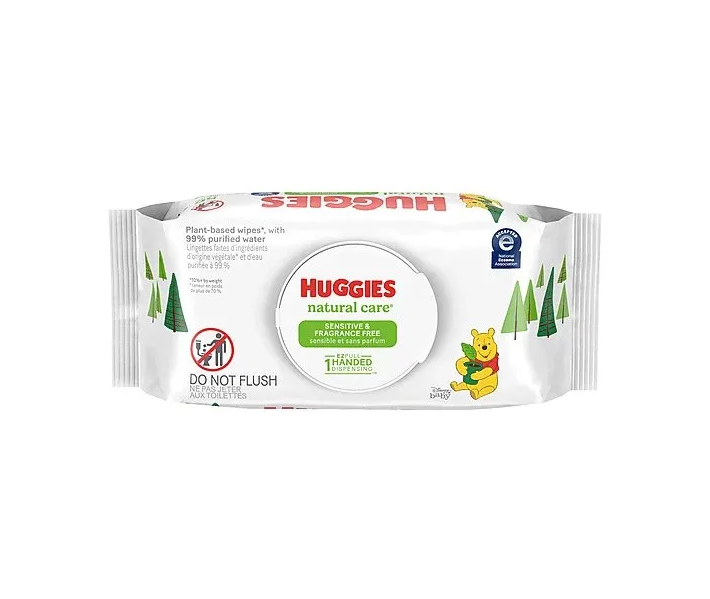 Huggies Baby Wipes Nc Fragrance Free 56X (Each)