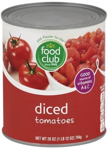 Food Club Tomato Diced 794G