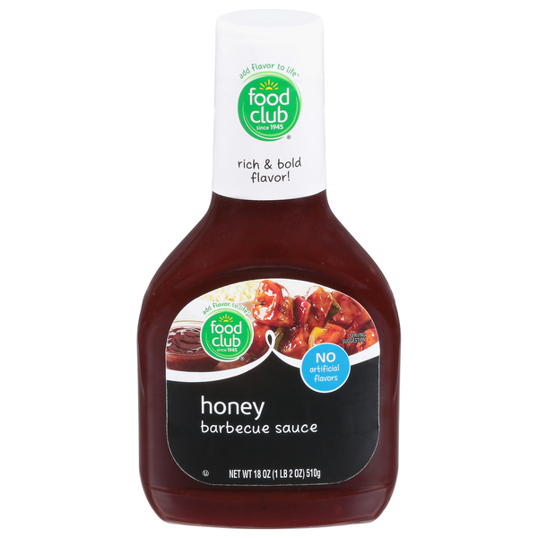 Food Club Bbq Sauce Honey 510G