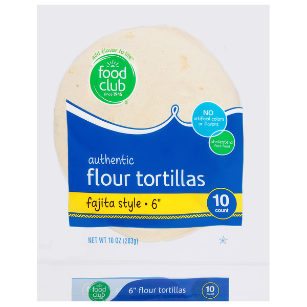 Food Club Tortilla 6 Inch Flour 283G