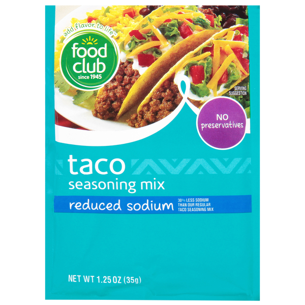 Food Club Taco Seasoning Mix 35G