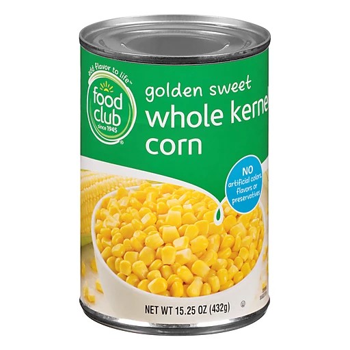 Food Club Whole Kernel Corn 432G