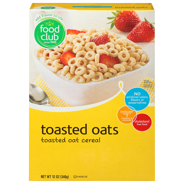 Food Club Toasted Oats 340G