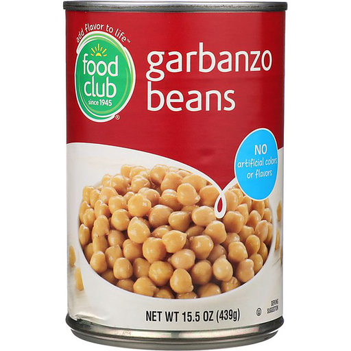 Food Club Garbanzo Beans 439G