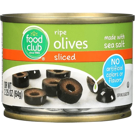 Food Club Ripe Olives 64G
