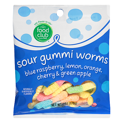 Food Club Candy Gum Worm 170G
