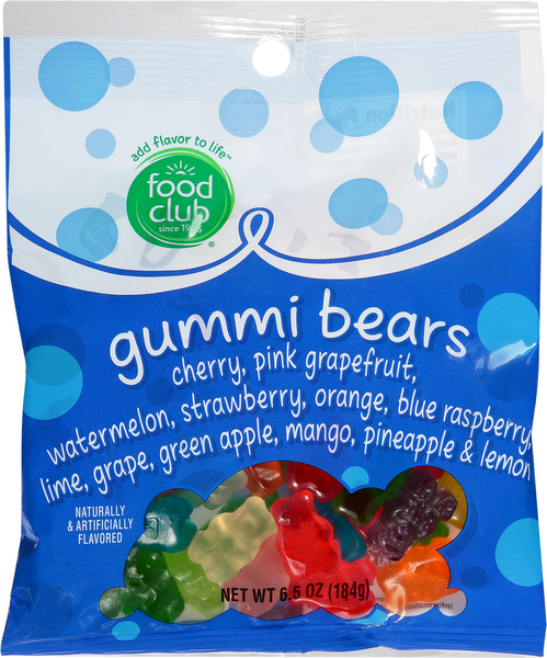 Food Club Candy Gummi Bears 184G
