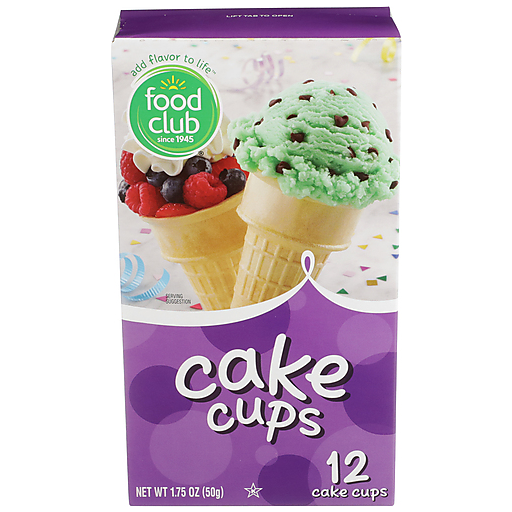 Food Club Ice Cones Cake 12X (Each)