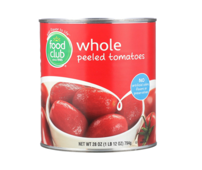 Food Club Tomato Whole Peeled 794G