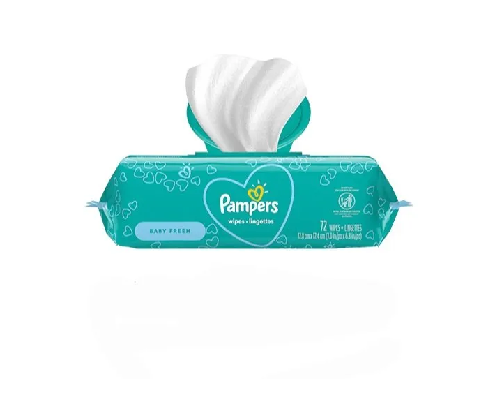 Pampers Baby Wipes Cc Unscented 72X (Each)