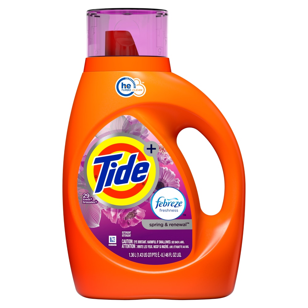 Tide Spring Renew Liquid Detergent 1.36L