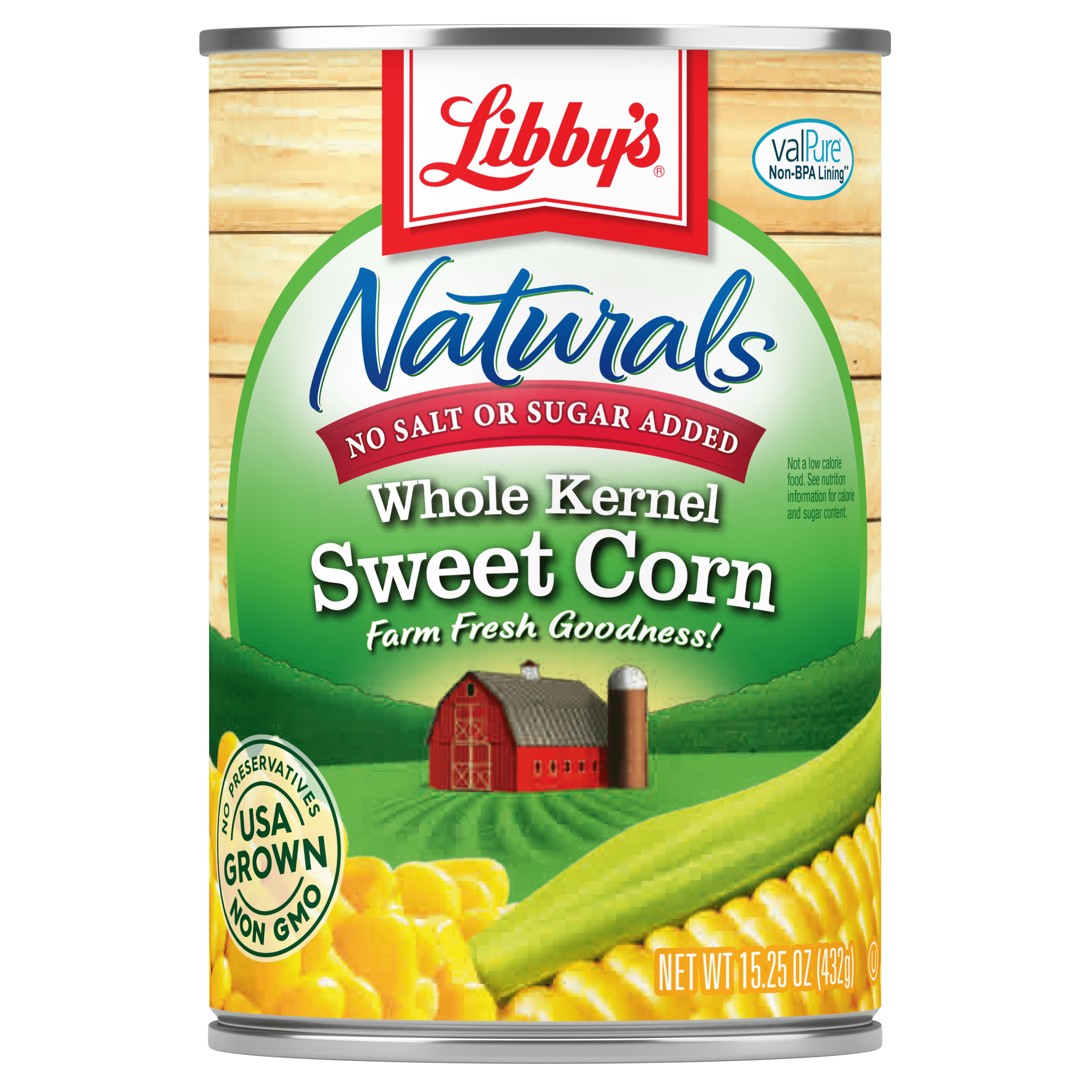 Libbys Natural Whole Kernel Corn 432G