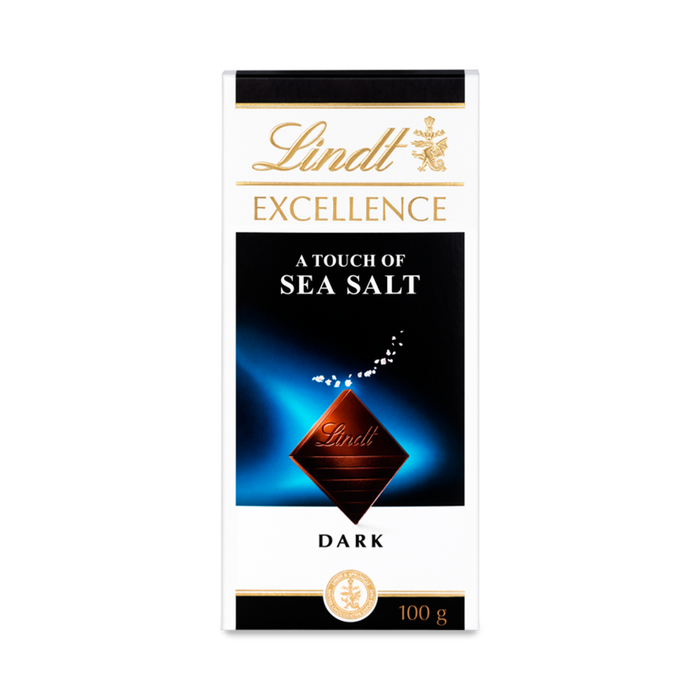 Lindt Dark Chocolate Bar Salted 100G