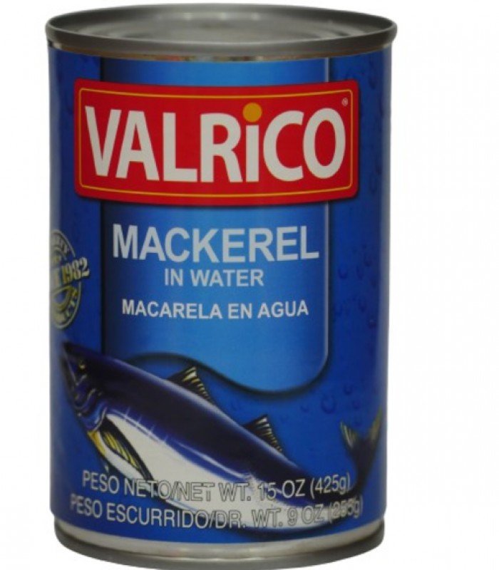 Valrico Mackerel Water/Salt 425G