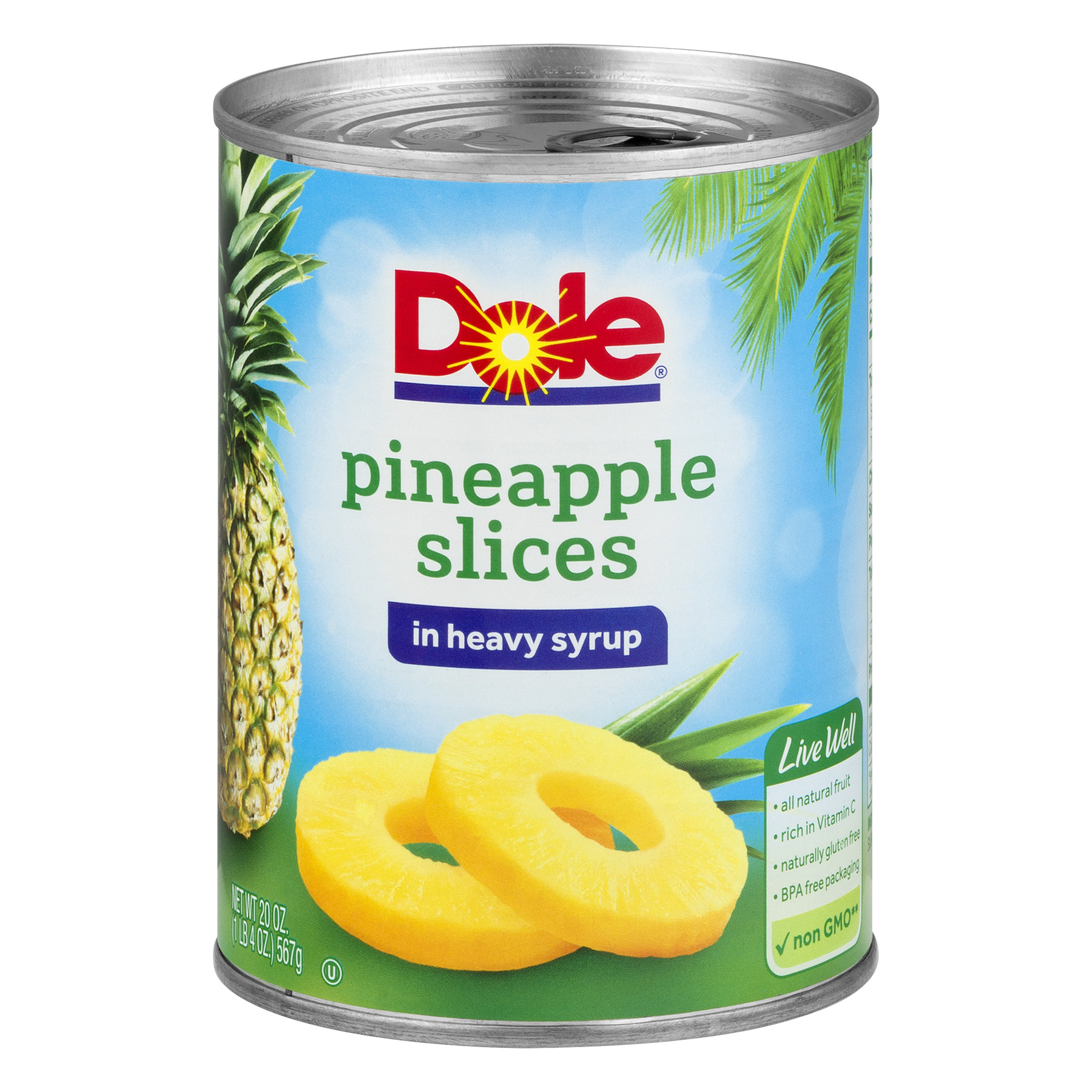 Dole  Pineapple Slices Juice 567G