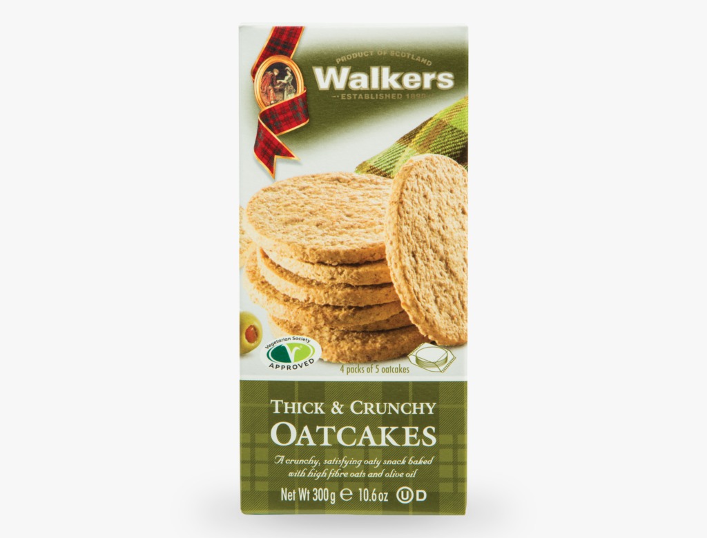 Walkers Oatcakes Thick & Crunchy 300G